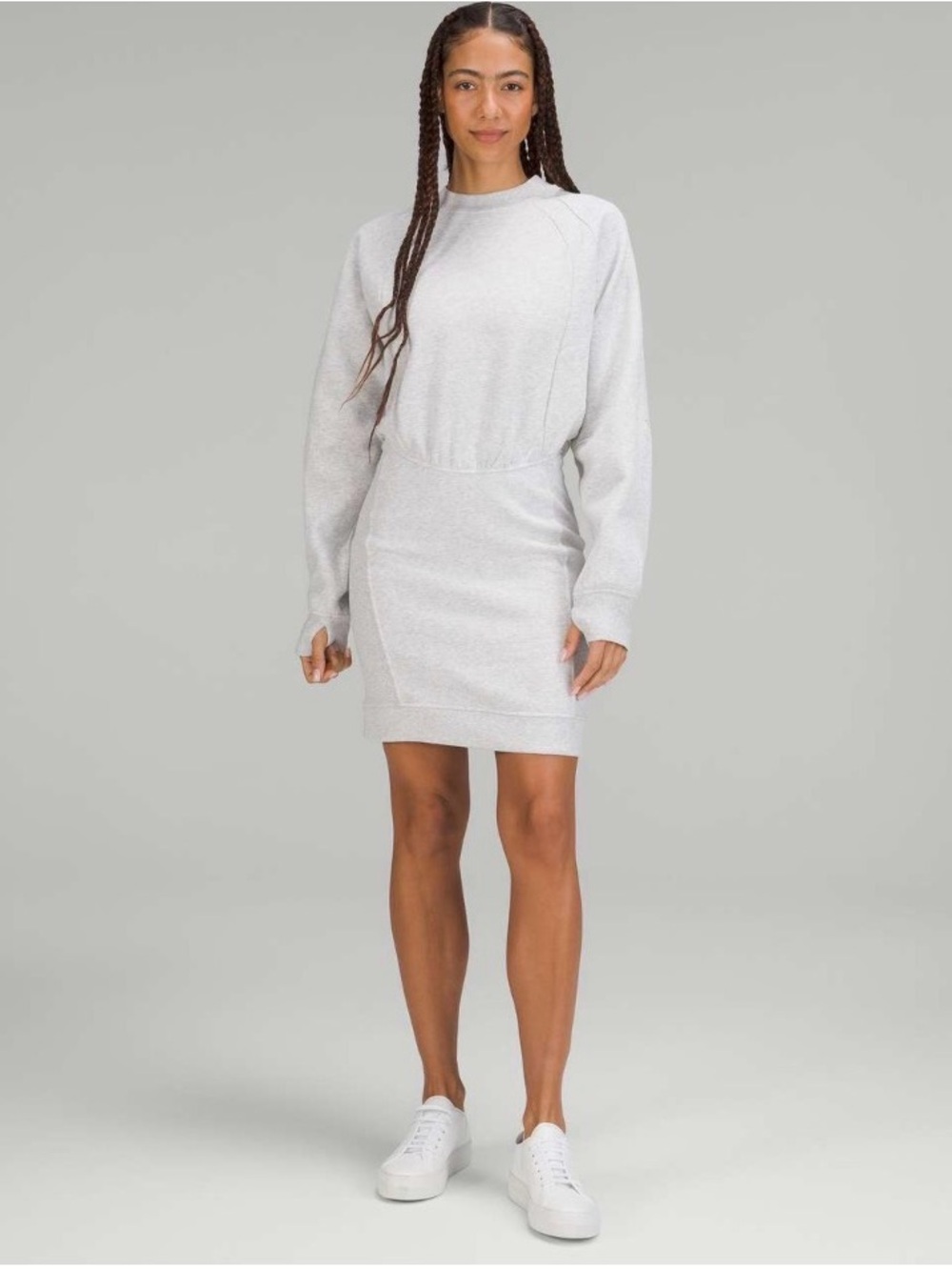Lululemon Scuba Long Sleeve Dress
Heathered Core Ultra Light Grey